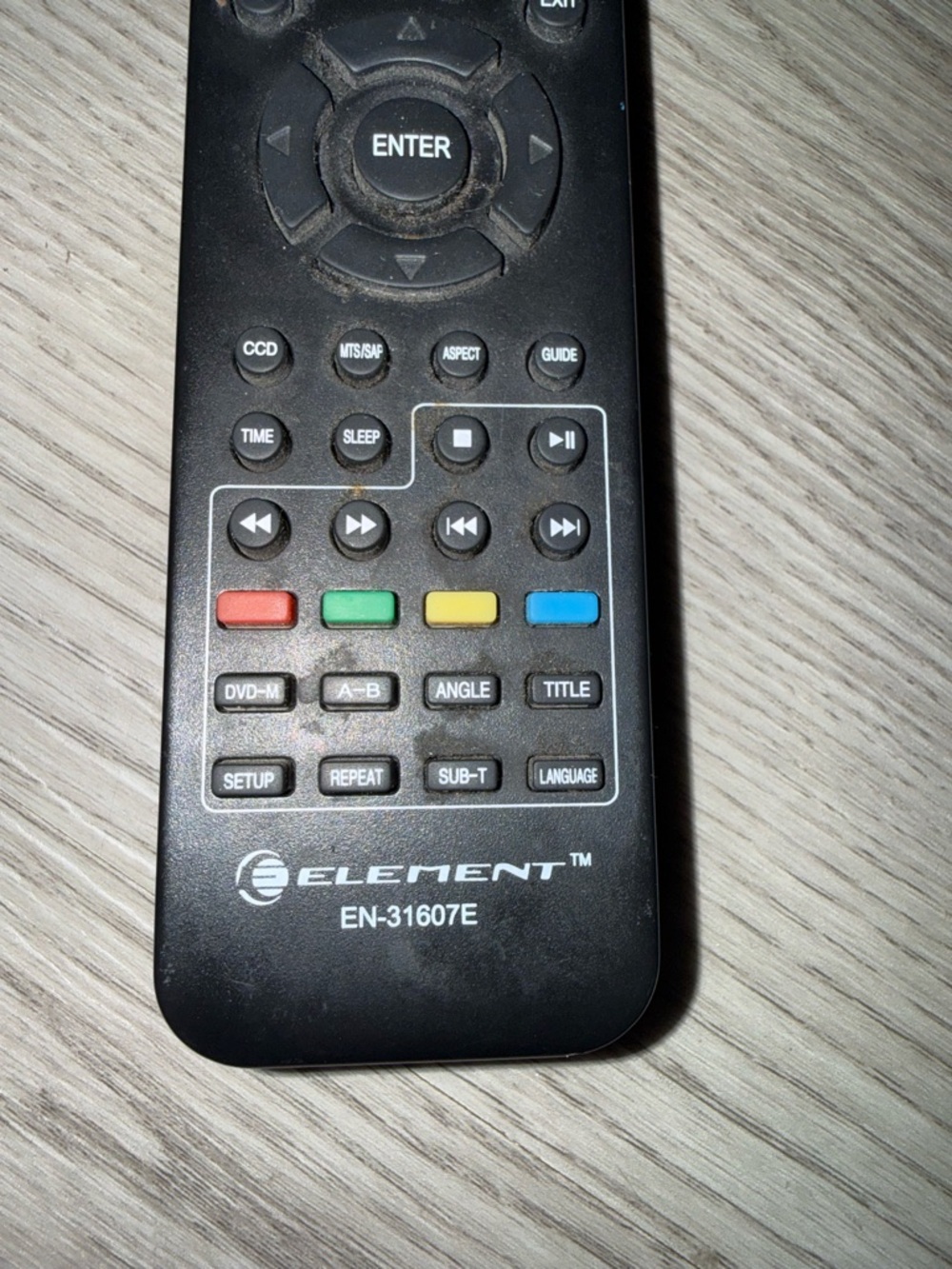 Element TV Remote Control Model EN-31607E Tested Works No Batteries Included - Picture 3 of 6